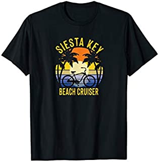 Siesta Key Beach Cruiser Florida Gulf Coast Vacation Bike T-Shirt