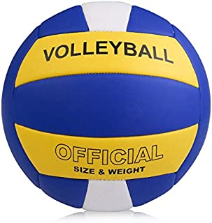 YANYODO Official Size 5 Volleyball, Soft Indoor Outdoor Volleyball for Game Gym Training Beach Play