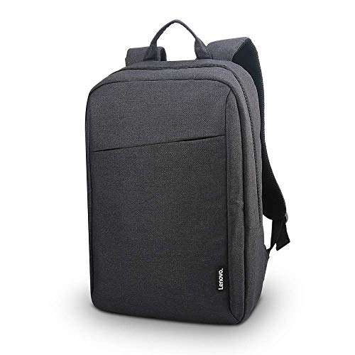 Lenovo Laptop Backpack B210, 15.6-Inch Laptop and Tablet, Durable, Water-Repellent, Lightweight, Clean Design, Sleek for Travel, Business Casual or College, for Men or Women, GX40Q17225, Black Casual Backpack- Black