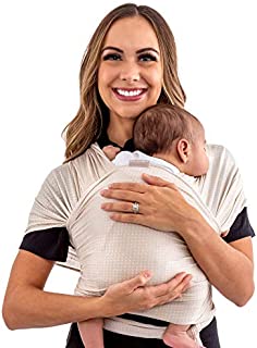 WeeSprout Baby Wrap Carrier - Perfect Baby Carrier Wrap Sling for Newborn and Infant - Enhances Baby Bonding - Soft and Breathable - Ideal for Babywearing