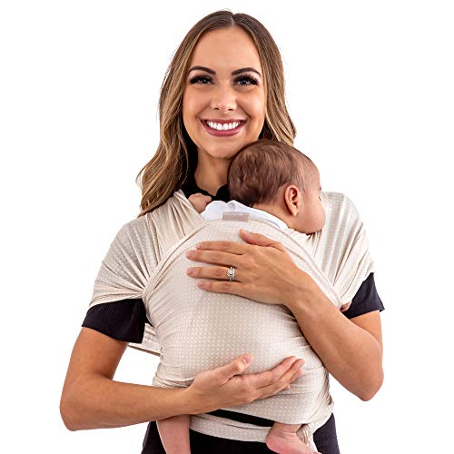 WeeSprout Baby Wrap Carrier - Perfect Baby Carrier Wrap Sling for Newborn and Infant - Enhances Baby Bonding - Soft and Breathable - Ideal for Babywearing