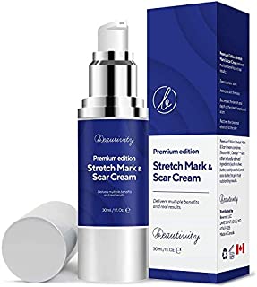 Scar Remover Cream, Premium Edition Scar Removal Cream for Scars from C-Section, Stretch Marks, Acne, Surgery, Injury, Burns, Effective for both Old and New Scars, Made in Canada