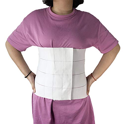 Abdominal Binder Post Surgery for Women Men Belly Binder Stomach Compression Abdominal Belt After Surgery Abdomen Binder Compression Support Waist Binder Bariatric C Section Belly Wrap (33-39 in)