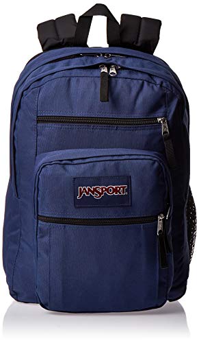 JanSport Big Student Backpack, Navy, One Size