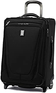 Travelpro Crew 11-Softside Expandable Rollaboard Upright Luggage, Black, Carry-On 22-Inch