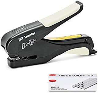 ELEPA Stapler with Staples, Force Saving, Ergonomic Desktop Stapler, Up to 25 Sheet Capacity, Handheld Stapler for Office,Home,School.