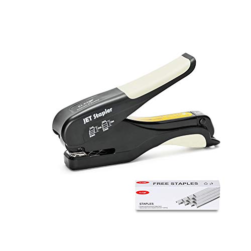 ELEPA Stapler with Staples, Force Saving, Ergonomic Desktop Stapler, Up to 25 Sheet Capacity, Handheld Stapler for Office,Home,School.