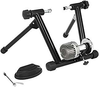 SONGMICS Fluid Bike Trainer Stand, Double Seal and Lower Noise, Black USBT02B