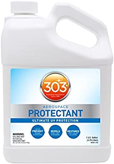 303 UV Protectant Spray - Ultimate UV Protection - Helps Prevent Fading And Cracking - Repels Dust, Lint, and Staining - Restores Lost Color And Luster, 1 Gallon (30320)