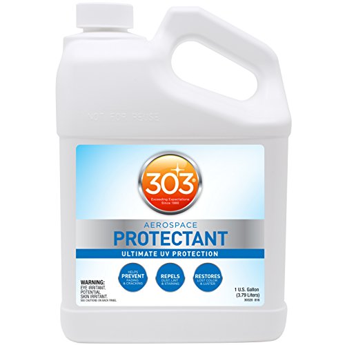 303 UV Protectant Spray - Ultimate UV Protection - Helps Prevent Fading And Cracking - Repels Dust, Lint, and Staining - Restores Lost Color And Luster, 1 Gallon (30320)