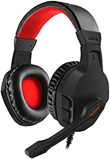NUBWO U3 3.5mm Gaming Headset for PC, PS4, Laptop, Xbox One, Mac, iPad, Nintendo Switch Games, Computer Game Gamer Over Ear Flexible Microphone Volume Control with Mic