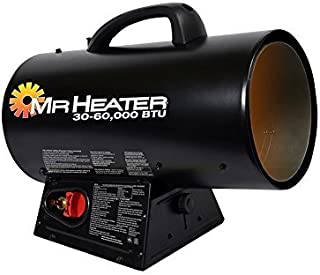 Mr. Heater MH60QFAV 60,000 BTU Portable Propane Forced Air Heater (Renewed)