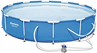 Bestway 56680 Steel Pro, 12ft x 30in, Above Ground Round Frame Pool Set | for Kids & Adults