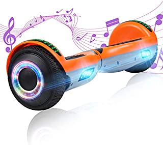 YHR Hoverboards UL2272 Certified with Wireless Bluetooth Speaker LED Wheel 6.5inch Self Balancing Hoverboard for Kids