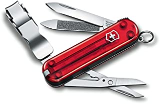 Victorinox Swiss Army Nail Clip 580 Swiss Army Knife, Ruby