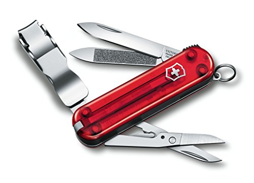 Victorinox Swiss Army Nail Clip 580 Swiss Army Knife, Ruby