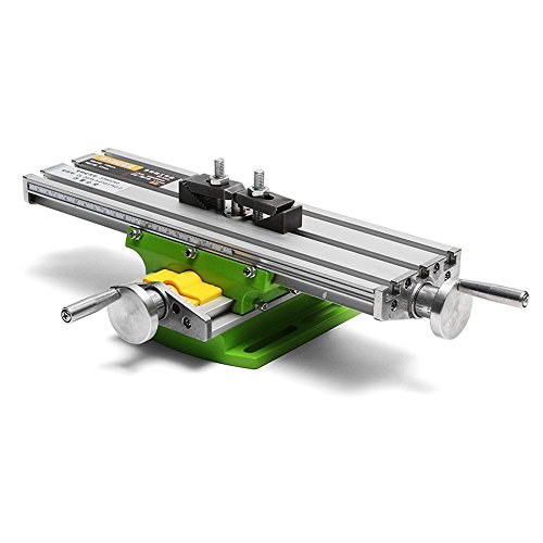 YEEZUGO Multifunction Worktable Milling Working Table Milling Machine Compound Drilling Slide Table For Bench Drill(Medium-Sized)