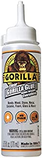 Gorilla Clear Glue, 5.75 ounce Bottle, Clear (Pack of 1),4572502