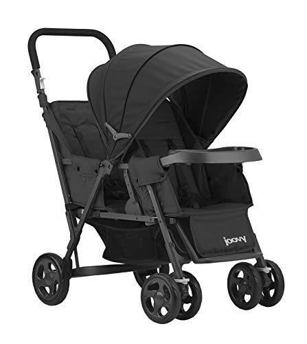 Joovy Caboose Too Graphite Stand-On Tandem Stroller, Black