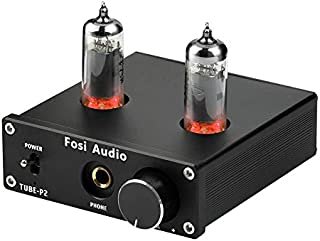 Headphone Amplifier Vacuum Tube Headphone Amp Mini Hi-Fi Stereo Audio with Low Ground Noise Output Protection Fosi Audio P2