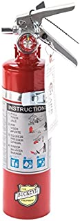 Buckeye 13315 ABC Multipurpose Dry Chemical Hand Held Fire Extinguisher with Aluminum Valve and Vehicle Bracket, 2.5 lbs Agent Capacity