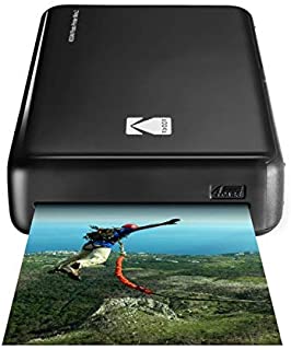 Kodak HD Wireless Portable Mobile Instant Photo Printer, Print Social Media Photos, Premium Quality Full Color Prints. Compatible w/iOS and Android Devices (Black)