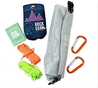 Selkirk Design Ultralight Food Bag Hanging System - Includes a Waterproof Bear Bag, Pulley System with Paracord Nylon Ropes & Carabiners, Rock Sok, and Instructions