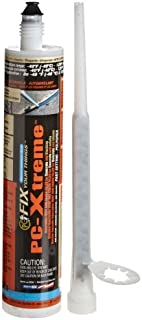 PC Products 92507 PC-Xtreme Polyurea Elastomeric Crack and Joint Filler, 8.6 oz Cartridge, Gray