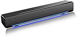 Soundbar, Maboo USB Powered Sound Bar Speakers for Computer Desktop Laptop PC, Black (USB)