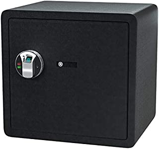 Jolitac Biometric Cabinet Safes for Home, Fingerprint Security Safe Box Fireproof Solid Carbon Steel Locking Safe Case for Gun, Money, Jewelry (1.72 Cubic Feet)