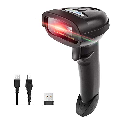 NETUM Bluetooth Barcode Scanner, Compatible with 2.4G Wireless & Bluetooth Function & Wired Connection, Connect Smart Phone, Tablet, PC, CCD Bar Code Reader Work with Windows, Mac,Android, iOS