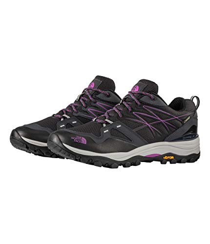 The North Face Womens Hedgehog Fastpack GTX, Ebony Grey/Purple Cactus Flower, Size 6.5