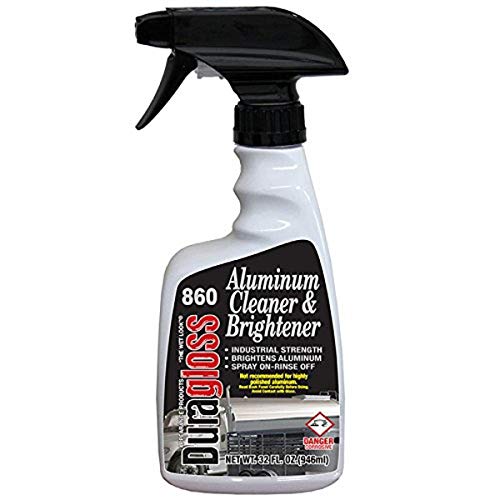 Duragloss 860 Automotive Aluminum Cleaner and Brightener, 32 fl. oz, 1 Pack