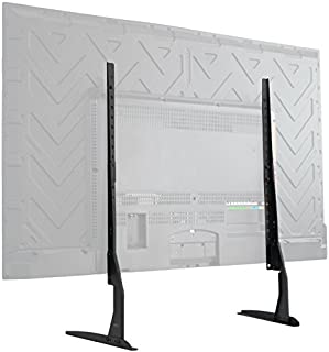 VIVO Universal Tabletop TV Stand for 22 to 65 inch LCD Flat Screens | VESA Mount with Hardware Included