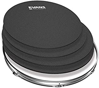 SoundOff by Evans Drum Mute Pak (4pc)  Provides 95% Volume Reduction Without Drastically Altering Drums Feel  Quietly Practice Directly on Drum Sets  For Standard-Sized Kits 12, 13, 14 (Snare), 16