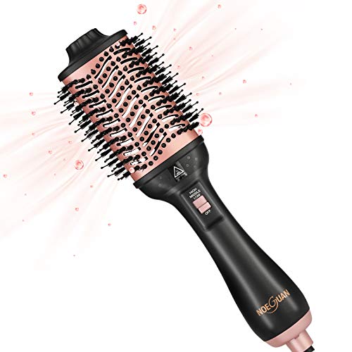 Hair Dryer Brush, Hair Dryer and Volumizer Hot Air Brush 4-in-1 Air Hair Brush, Straightening,Curling, Negative Ion Ceramic for Home, Travel and Salon