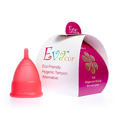 Anigan EvaCup Menstrual Cup, Reusable Period Cups - Tampon and Pad Alternative - Regular and Heavy Flow