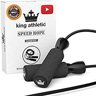 Jump Rope Workout Video Training Program Included - New Fitness Skipping Rope Designed for Men & Women - Speed Rope Made for Cardio Exercise - All Jump Ropes Includes 2 Instructional eBooks