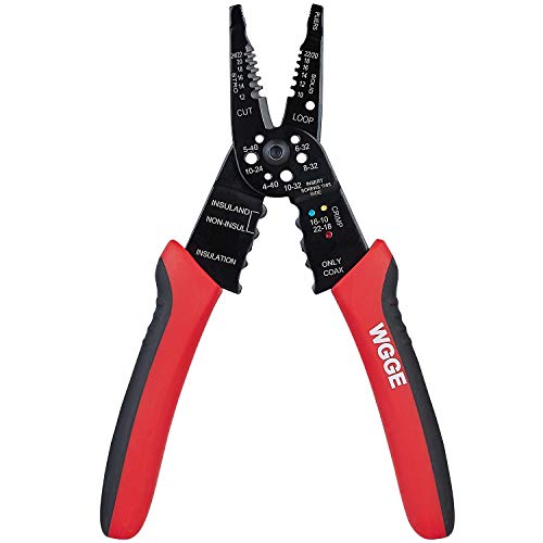 WGGE WG-015 Professional crimping tool / Multi-Tool Wire Stripper and Cutter (Multi-Function Hand Tool)