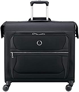 DELSEY Paris Executive Collection Softside Garment Travel Bag with Spinner Wheels, Black