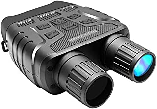 Bush Tech Digital Night Vision Binoculars | Military Grade | See In Total Darkness for Hunting & More with Large Viewing Screen | Wildlife Photography & Video | 32 GB Card, Neck Strap, & Case Included