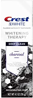 Crest 3d White Whitening Therapy Charcoal Deep Clean Toothpaste Invigorating Mint, 4.1, Oz (79353)