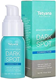 Tetyana Dark Spot Corrector For Face and Body-effective ingredient 4-Butylresorcinol, Kojic Acid