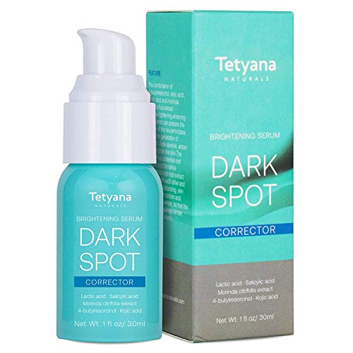 Tetyana Dark Spot Corrector For Face and Body-effective ingredient 4-Butylresorcinol, Kojic Acid