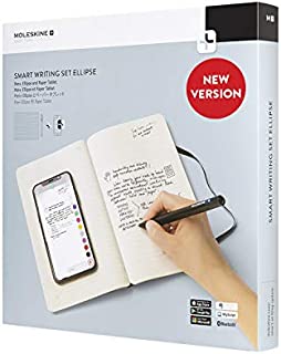 Moleskine Pen+ Ellipse Smart Writing Set Pen & Ruled Smart Notebook - Use with Moleskine Notes App for Digitally Storing Notes (Only Compatible with Moleskine Smart Notebooks)