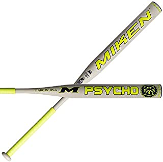 Miken 2019 Psycho USSSA 1-Piece Maxload Slowpitch Softball Bat, 14