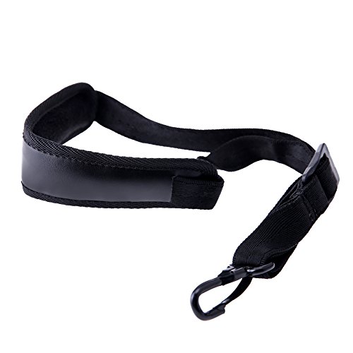 Yinama Saxophone Neck Strap Soft Sax Leather Padded for Alto Tenor Baritone Soprano