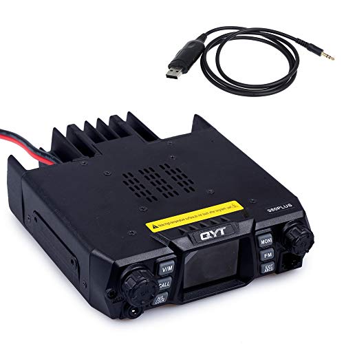 QYT KT-980PLUS (Gen. 2) Mobile Radio 75W(VHF)/55W(UHF) Dual Band Quad Standby Ham Radio