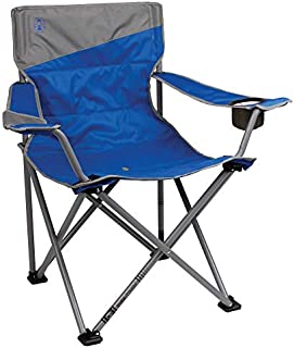 Coleman Big and Tall Camp Chair | Folding Beach Chair | Portable Quad Chair for Tailgating, Camping & Outdoors