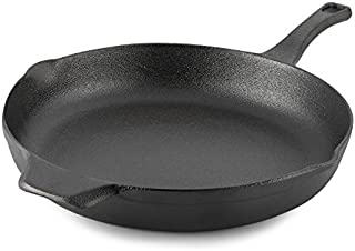 Calphalon Pre-Seasoned Cast Iron Cookware, Skillet, 12-Inch, Cast Iron Skillet